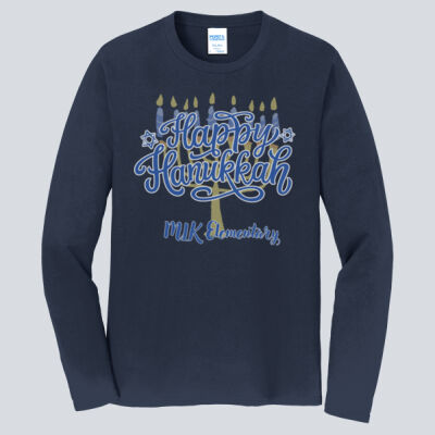 Adult Long Sleeve Shirt - Winter - Hanukkah  Thumbnail