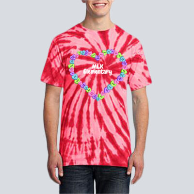 Adult Tie-Dye T-Shirt - Spring - Valentine's Heart Thumbnail